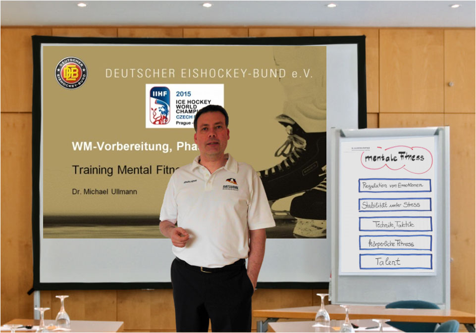 Dr. Michael Ullmann, Lehrgang zur Eishockey WM Vorbereitung, April 2015